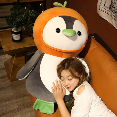 Almohada Grande Pingüino Frutal - Peluche Adorable - Image 8