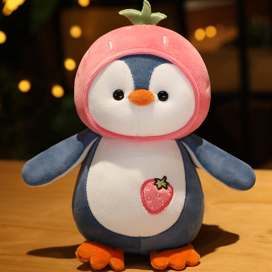 Almohada Grande Pingüino Frutal - Peluche Adorable - Image 9