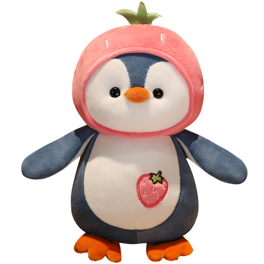 Almohada Grande Pingüino Frutal - Peluche Adorable - Image 13