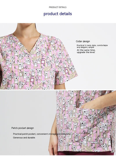 Uniforme Quirúrgico Unisex en Algodón Poliéster Estampado - Image 10