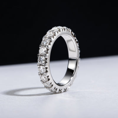 Anillo de Moissanita Plata 925 con Baño 18K - Image 12