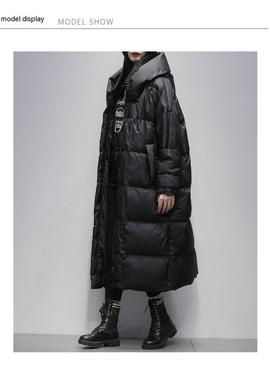 Abrigo de Plumón de Pato 90% Térmico Forrado en Polar para Invierno - Image 9