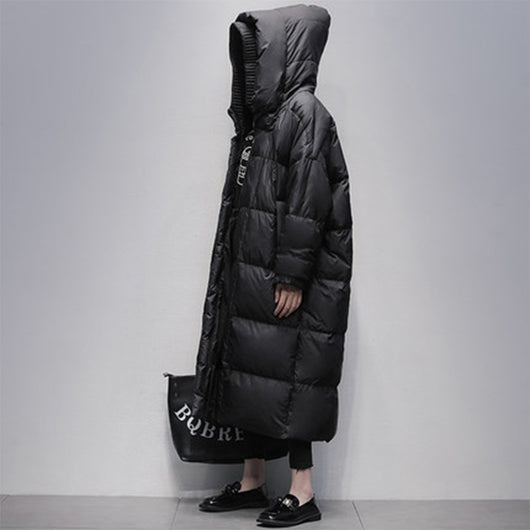 Abrigo de Plumón de Pato 90% Térmico Forrado en Polar para Invierno - Image 10