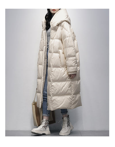 Abrigo de Plumón de Pato 90% Térmico Forrado en Polar para Invierno - Image 16