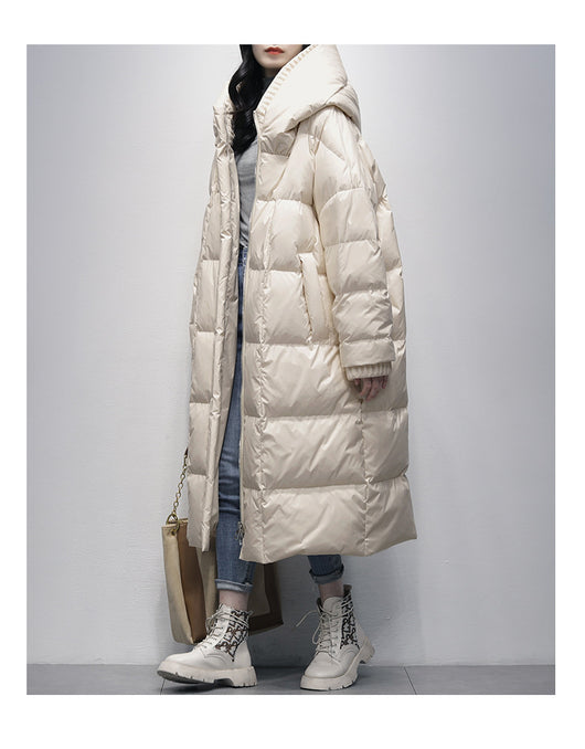 Abrigo de Plumón de Pato 90% Térmico Forrado en Polar para Invierno - Image 16
