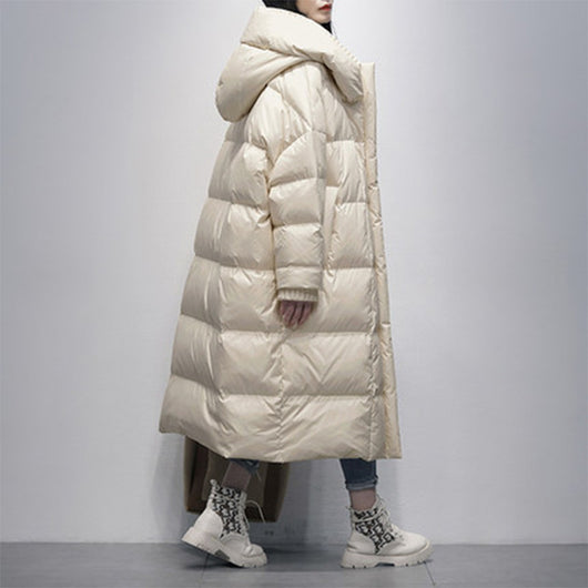 Abrigo de Plumón de Pato 90% Térmico Forrado en Polar para Invierno - Image 17
