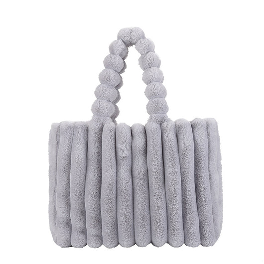 Bolso de Hombro Amplio con Capacidad Grande y Diseño Moderno en Peluche - Image 18