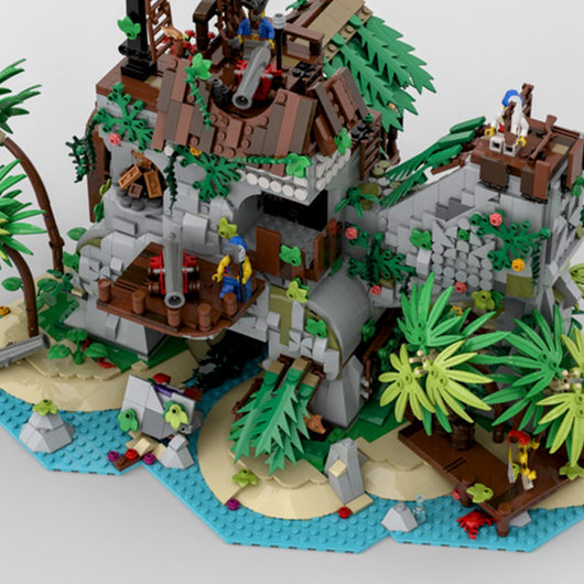 Set de Construcción Isla Prohibida - Bloques Compatibles Temática Pirata - Image 6