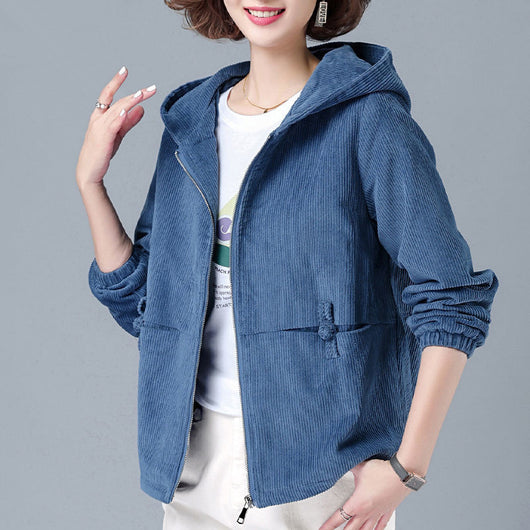 Chaqueta de Pana para Mujer Otoño Invierno - Estilo Casual Versátil - Image 13
