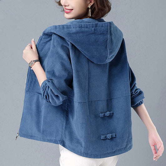 Chaqueta de Pana para Mujer Otoño Invierno - Estilo Casual Versátil - Image 15
