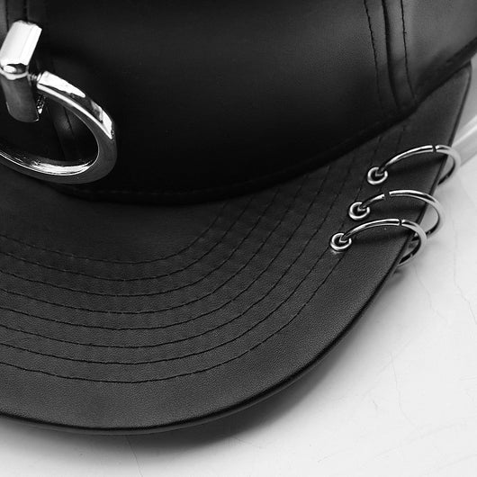 Gorra Hip Hop Coreana de Ala Plana Plateada con Personalidad - Image 14