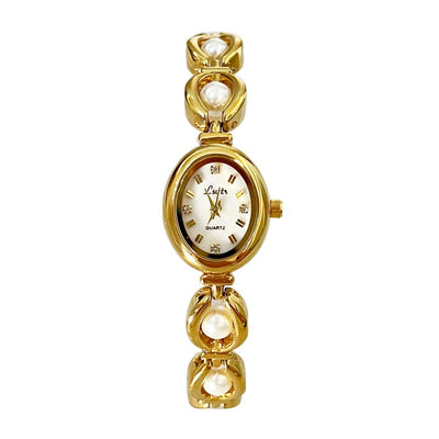 Reloj de Pulsera Elegante para Mujer con Perlas Imitación - Diseño Temperamental Lujo - Image 12