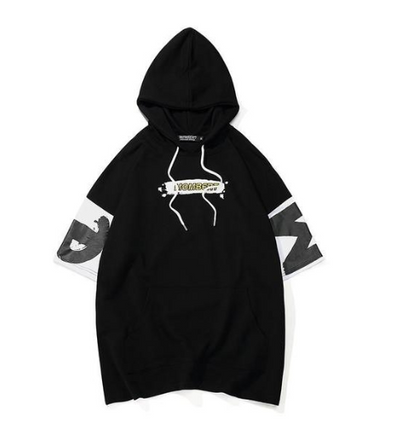 Playera Holgada con Capucha Estilo Graffiti - Diseño Urban Hip-Hop para Hombre - Image 9