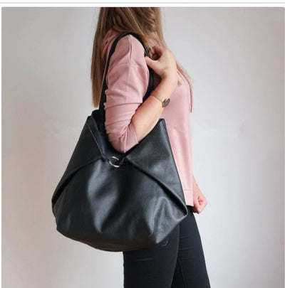 Bolso Tote de Cuero Suave con Asa al Hombro y Gran Capacidad para Mujer - Image 8