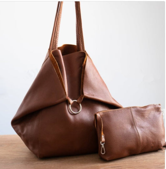 Bolso Tote de Cuero Suave con Asa al Hombro y Gran Capacidad para Mujer - Image 9