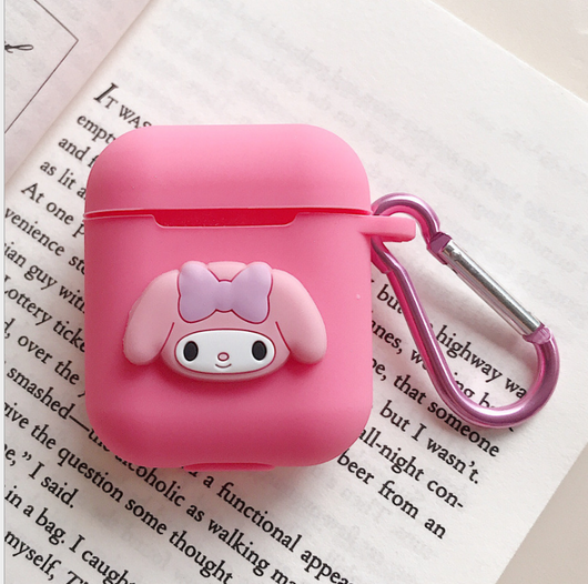 Funda Protectora para AirPods con Diseño Kawaii - Carcasa Silicona Antigoipes Estilo Coreano Japonés - Image 34