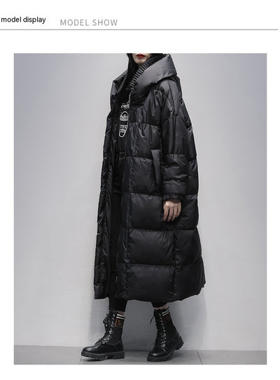 Abrigo de Plumón de Pato 90% Térmico Forrado en Polar para Invierno - Image 20
