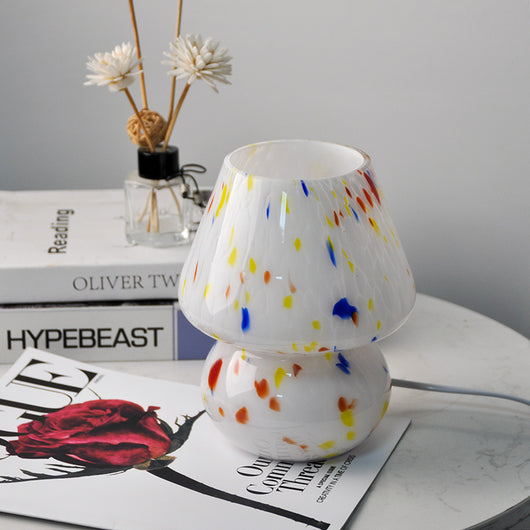 Lámpara de Mesa Hongo de Vidrio Artesanal - Image 6