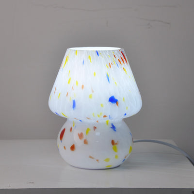 Lámpara de Mesa Hongo de Vidrio Artesanal - Image 10