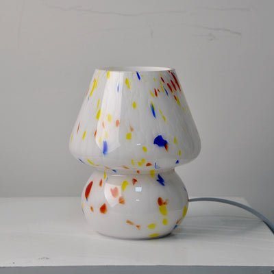 Lámpara de Mesa Hongo de Vidrio Artesanal - Image 13
