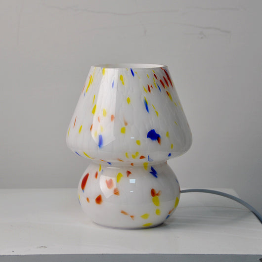 Lámpara de Mesa Hongo de Vidrio Artesanal - Image 13