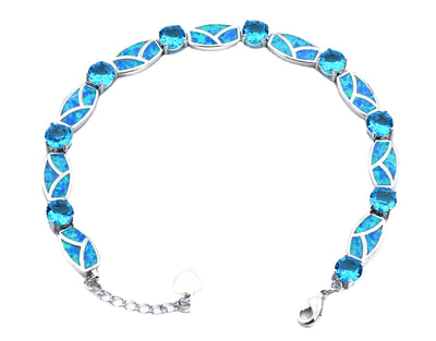Pulsera de Ópalo Cuadrado Redondo - Diseño Moderno - Image 10