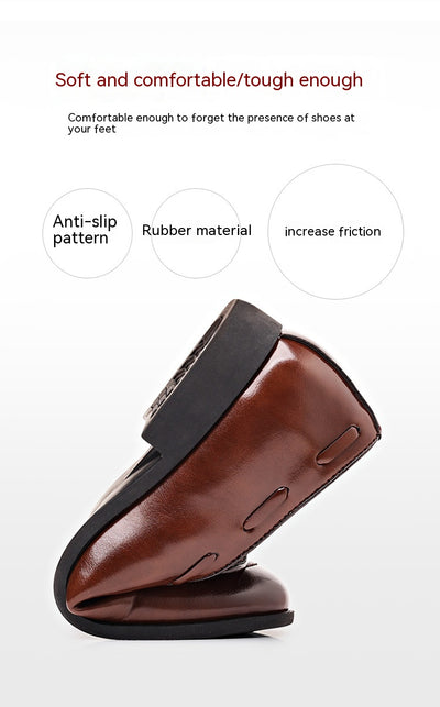 Zapatos de Cuero para Hombre con Tacón Bajo - Colección Ejecutiva - Image 9