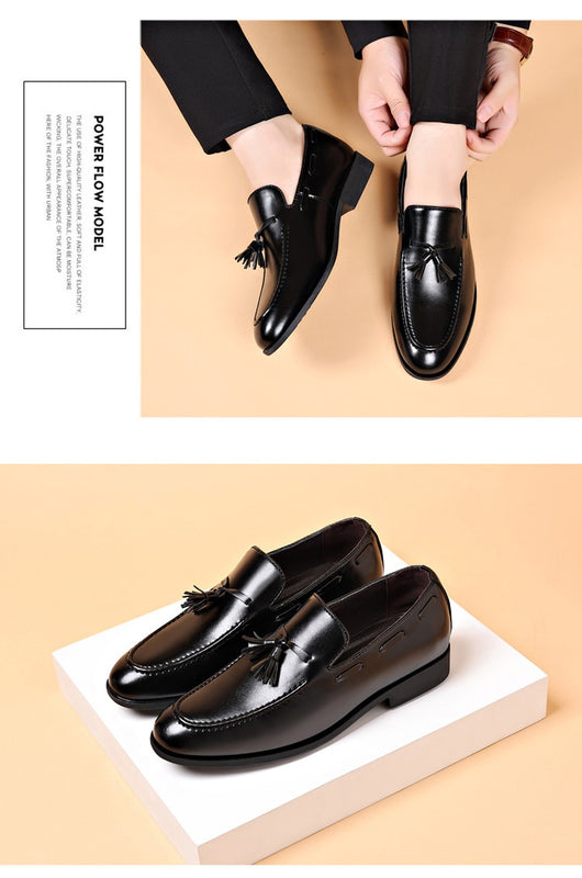 Zapatos de Cuero para Hombre con Tacón Bajo - Colección Ejecutiva - Image 12