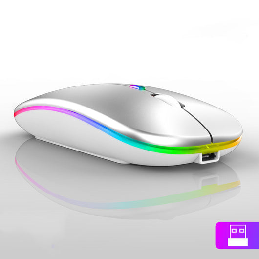 Ratón Inalámbrico Ultrafino con Iluminación LED Colorida - Image 12