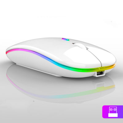 Ratón Inalámbrico Ultrafino con Iluminación LED Colorida - Image 13