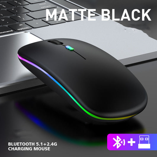 Ratón Inalámbrico Ultrafino con Iluminación LED Colorida - Image 16