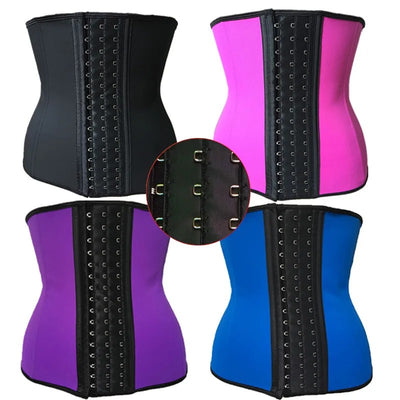 Faja Reductora de Látex con Cierre Ajustable - Cinturón Modelador Corporal - Image 25