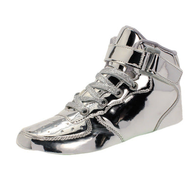 Zapatillas Deportivas Altas con Velcro Luminoso Recargables para Niños - Image 12