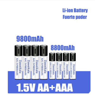 Batería Recargable USB 1.5V AA AAA de Alta Capacidad - Image 18