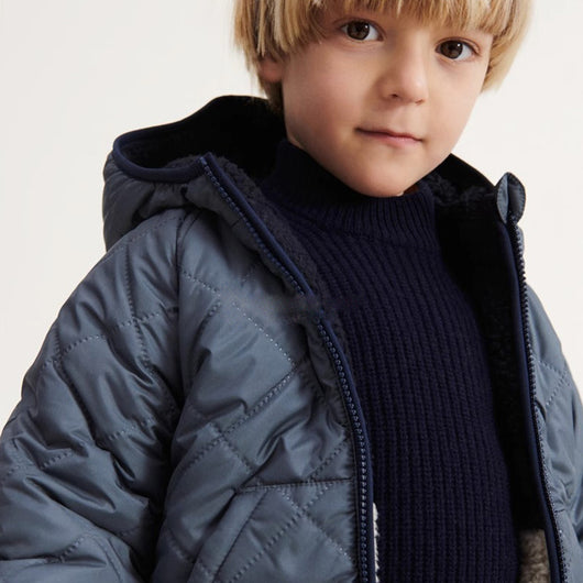 Abrigo Infantil Reversible con Capucha de Algodón - Image 11