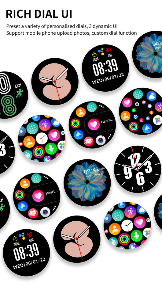 Reloj Inteligente Redondo con Llamadas por Bluetooth - Image 23