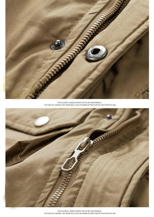 Parka de Invierno para Hombre Acolchada con Capucha y Cuello de Piel - Image 15