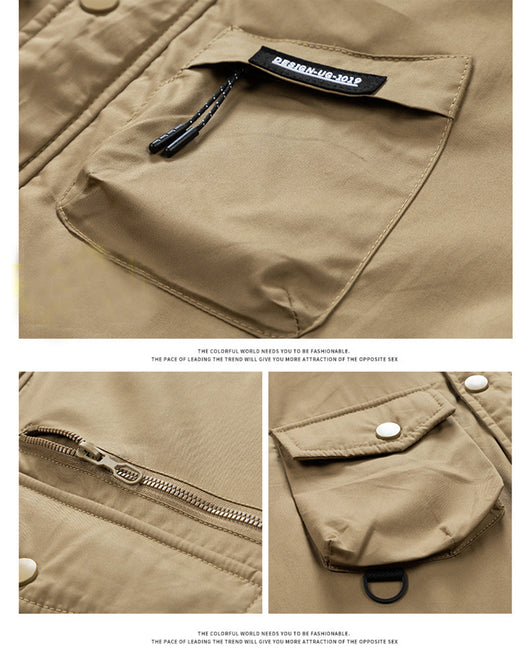 Parka de Invierno para Hombre Acolchada con Capucha y Cuello de Piel - Image 16