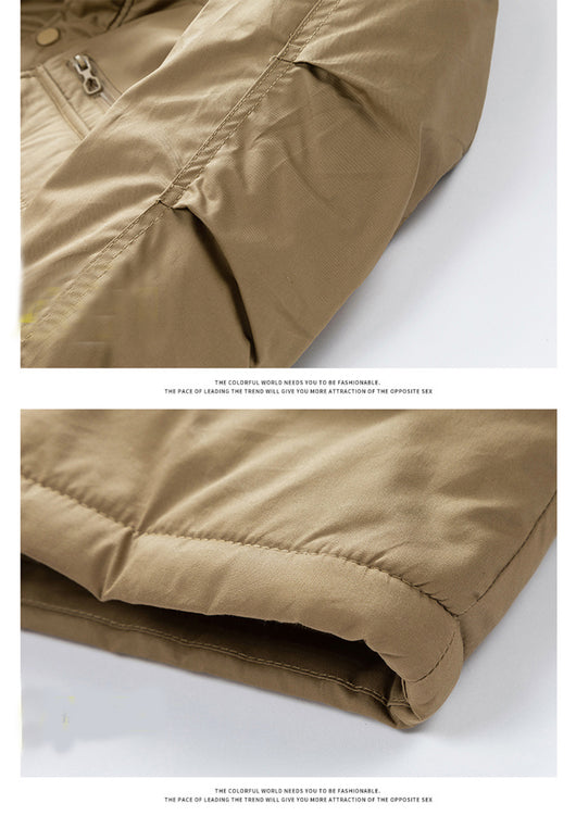 Parka de Invierno para Hombre Acolchada con Capucha y Cuello de Piel - Image 18