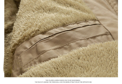Parka de Invierno para Hombre Acolchada con Capucha y Cuello de Piel - Image 19