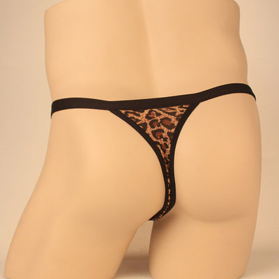 Bóxer T-back Estampado Leopardo para Hombre - Diseño Sexy - Image 5
