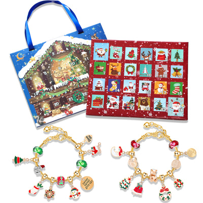 Calendario de Adviento 24 Días con Pulseras Tejidas Artesanales - Caja de Sorpresas Navideña - Image 9