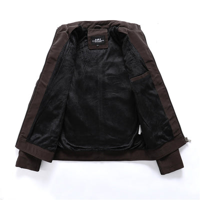 Chaqueta de Cuero Lavado para Hombre - Image 13