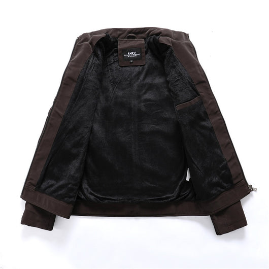 Chaqueta de Cuero Lavado para Hombre - Image 13