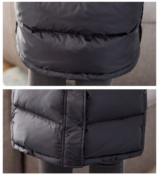 Chaqueta de Plumón de Ganso Blanco para Mujer - Image 15