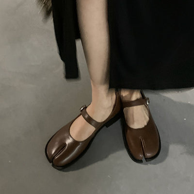Zapatos Tabi de Dedo Dividido para Mujer en Cuero Genuino - Image 19