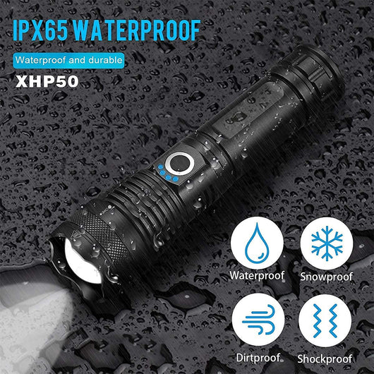 Linterna LED Zoom P50 con Carga USB - Image 39