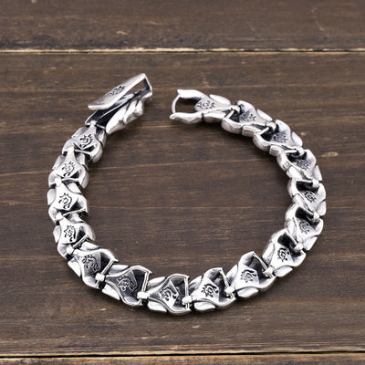 Pulsera Dragón Azul Punk Beast Personalizada para Hombre - Image 13