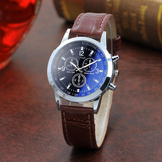 Reloj de Cuarzo para Hombre con Cristal Azul - Regalo de Moda Elegante - Image 12