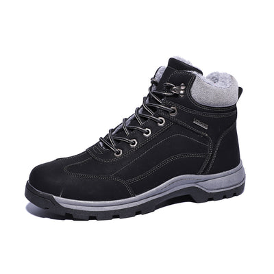 Zapatos de Trabajo Británicos Plus Velvet con Suela Reforzada para Hombre - Image 6